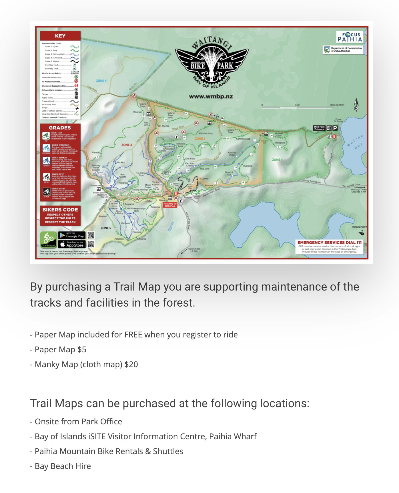 Sign and Retail Map