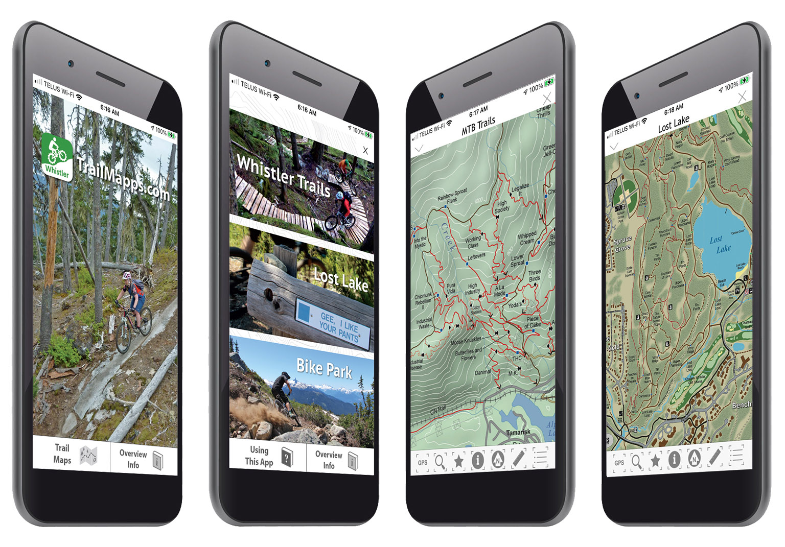 TrailMapps: Whistler App