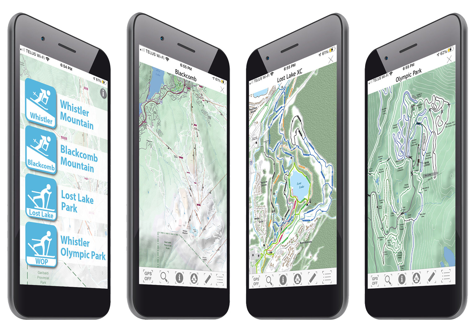 Whistler Area Ski Maps App
