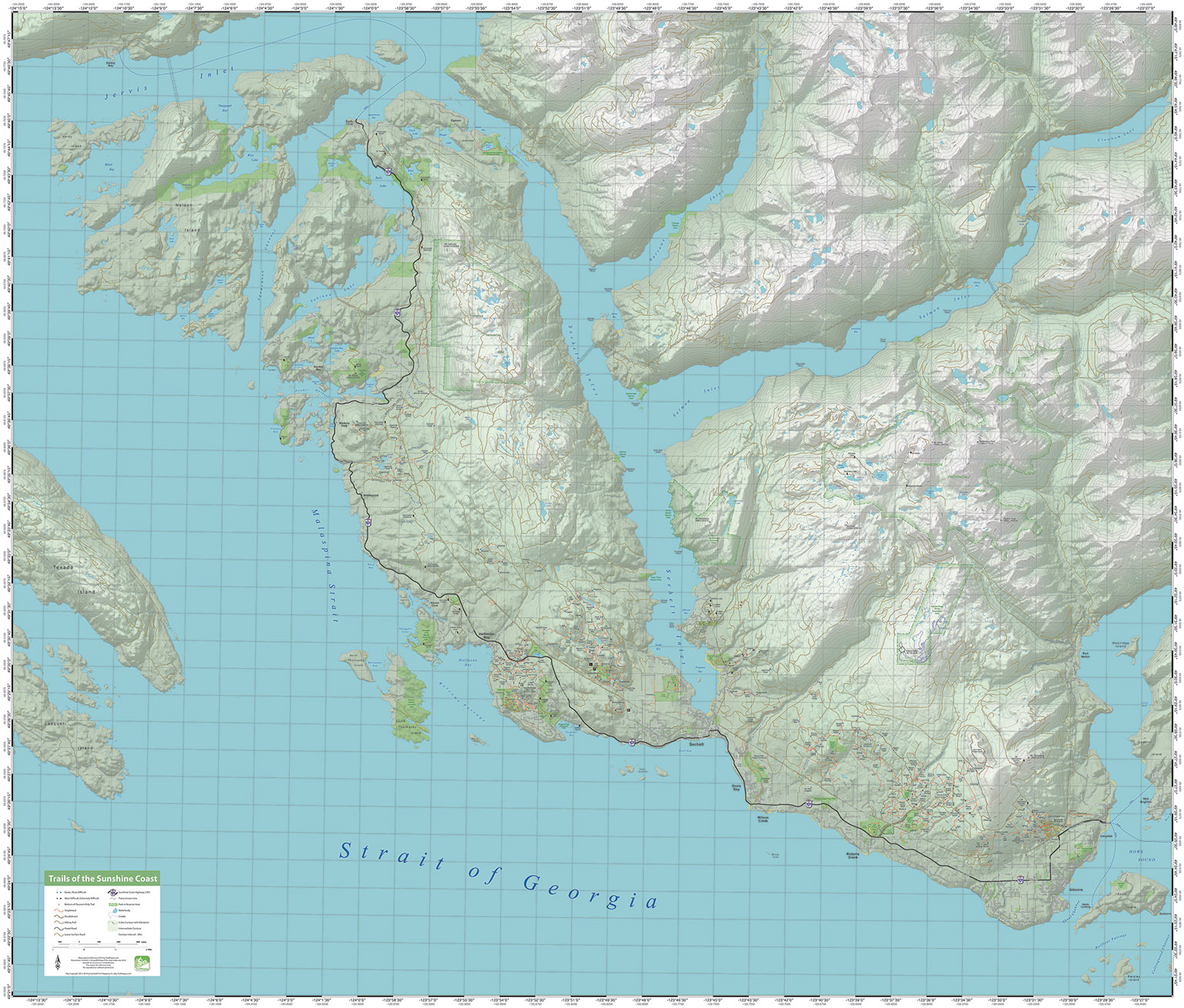 TrailMapps: Tourism Squamish Visitors Brochure