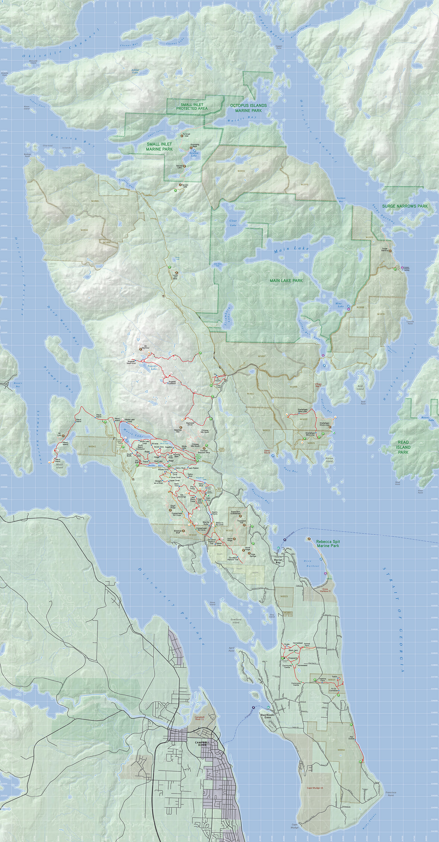 TrailMapps: Tourism Squamish Visitors Brochure